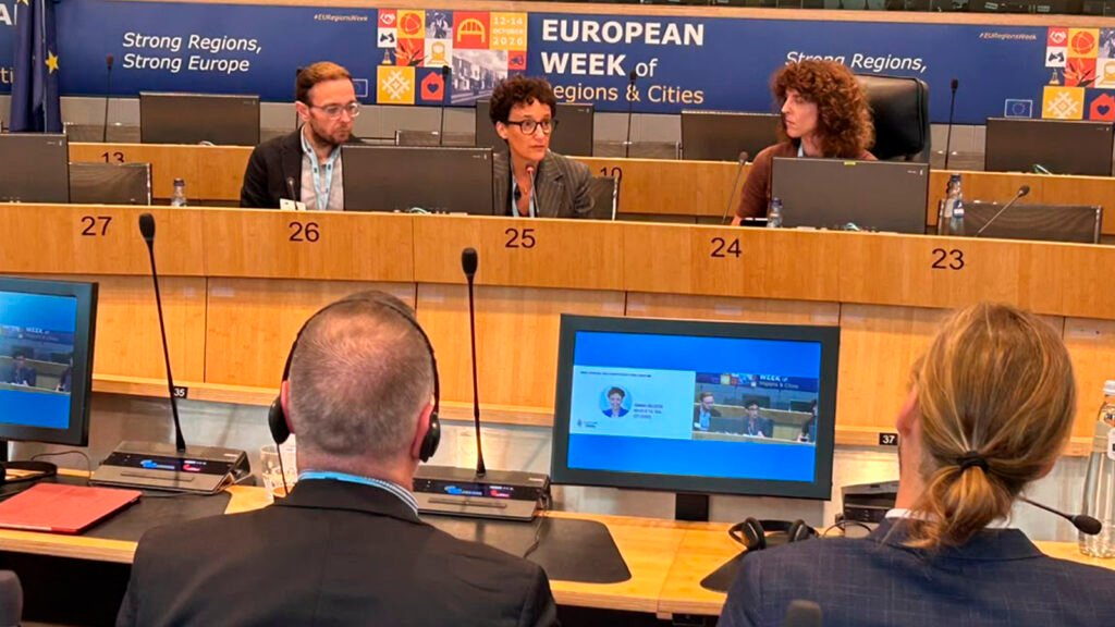 Ballester expone en Bruselas el plan de regeneración urbana sostenible de Onda mediante el Pulmón Verde